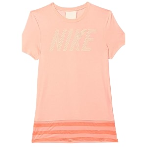 Nike Girls Polyester Stars Regular Fit T-Shirt
