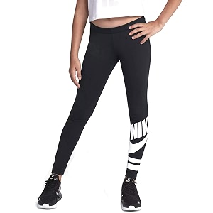 Nike Girls Slim Fit Mid Rise Tights