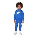 Nike Kids' Sportswear Club Fleece Pullover Hoodie and Joggers 2-Piece Outfit Set (Large Swoosh Logo)