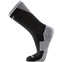 Nike Men's Cotton SX5345-010 Athletic Socks (SX5345-010_Black White_Medium)