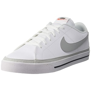nike mens court legacy nn whitewhite-black-grey fog tennis shoe - 8 uk dh3162-104