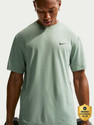 NIKE Solid Men Crew Neck Light Green