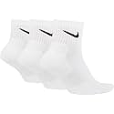 Nike Unisex Adult Everyday Cushioned Training Ankle Socks (3-Packs) | Mens and Womens