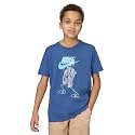 Nike Unisex Big Kids' Sportswear Club Futura Shoebox T-Shirt - Boys and Girls