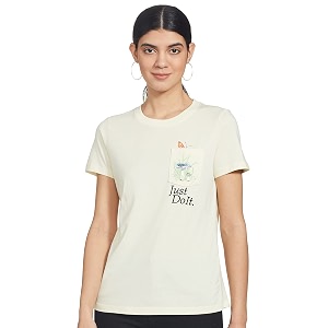 Nike Womens Polyester Regular Fit T-Shirt