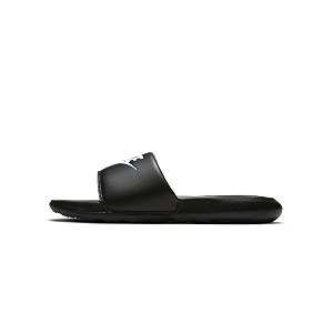 nike women39s victori one black-metallic silver sliders cn9677-006 85 uk 105 us