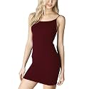 NIKIBIKI Women Seamless Classic Long Camisole, Made in U.S.A