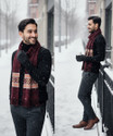 nikline Solid Men Muffler