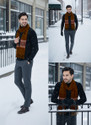 nikline Solid Men Muffler