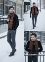 nikline Solid Men Muffler