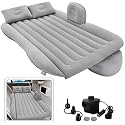 Premium Car Inflatable Bed with Pump & 2 Air Pillow|Quick Inflatable Back Seat Bed|Car Inflatable Mattres|Car Bed Mattress|Car Bed for Kids,Travel,Trip,Camping,Picnic (Grey)