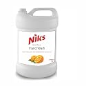 Niks® Premium Hand Wash Liquid Gel 5L Refill Pack. (5000ml) Orange | Anti Bacterial | Makes Hand Soft | No harmful chemicals |