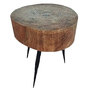 nikunj solid wood stool for home sheesham wood brown finish