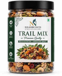 niladri nuts premium mix dry fruits  panchmeva  trail mix  assorted seeds  nuts 1 x 300 g