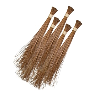 nilavan coconut broom stick for wet floor cleaning  seekh jhaadu with strong binding  long lasting grass broom for bathroom outdoor amp indoor use  long size 3840 inches - 5 nos
