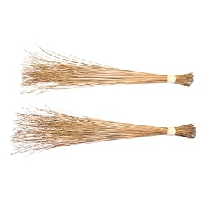 nilavan coconut broom stick for wet floor cleaning  seekh jhaadu with strong binding  long lasting grass broom for bathroom outdoor amp indoor use  standard size 3235 inches - 3 nos
