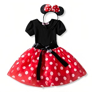 Nileafes Girls Princess Mini Mouse Costume Toddler