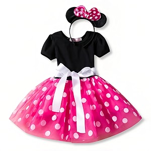 Nileafes Girls Princess Mini Mouse Costume Toddler