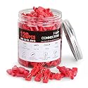 Nilight 120PCS/60 Pairs Red T-Tap Quick Splice Disconnect Wire Terminals