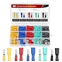 Nilight 200PCS Bullet Terminals Wire Connectors AWG 22-14