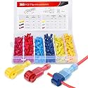 Nilight 360PCS T-Tap Wire Connectors Self-Stripping Quick Splice Terminals