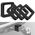 Nilight 4 Pack Multiple Size 2.5" Trailer Hitch Receiver Silencer Pad | Reduce Rattle and Noise Between Receivers and Tow Hitches Fits for 2.5" Trailer Hitch Receiver