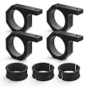 Nilight 4PCS Roll Bar Clamps Mounting Brackets for LED Lights Pods