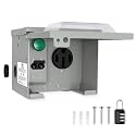 Nilight 50 Amp RV Power Outlet Box with Breaker ETL Listed NEMA 14-50R