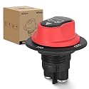 Nilight 50A Battery Disconnect Switch 12V-48V Power Cut Master Isolator