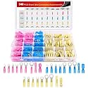 Nilight 540 PCS Heat Shrink Wire Connectors Waterproof Automotive Marine Electrical Terminals Kit Ring Fork Hook Spade Butt Splices