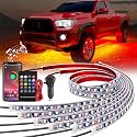 Nilight 6PCS RGB LED Underglow Lights Strip with APP & Remote Control
