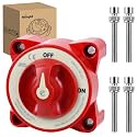 Nilight Battery Disconnect Switch 350A 48V DC ON-Off