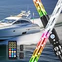 Nilight Boat Navigation Light 4FT Spiral LED Whip Lights