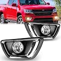 Nilight Fog Light Assembly Compatible with 2015-2020 Chevy Colorado