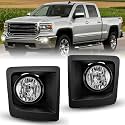 Nilight Fog Lights Assembly Compatible with 2014 2015 GMC Sierra 1500