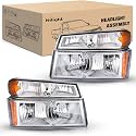 Nilight Headlights Assembly for Chevy Colorado 2004-2012