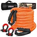 Nilight Kinetic Recovery Rope Kit with D-Ring Shackle Towing Strap