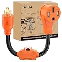 Nilight RV Generator Adapter Cord with Circuit Breaker Overload Protector