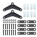 Nilight Trailer Axle Equalizer 256L Shackle Kit for Double Eye Suspension