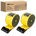 Nilight Truck Straps 4" x 30' Heavy Duty Tie Down with Flat Hooks