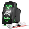Nilight 7Pin Winch in Out Rocker Switch DPDT Momentary Toggle