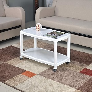 nilkamal compatible centbl 5 plastic contemporary center table granite black