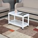 Nilkamal Compatible CENTBL 5 Plastic Contemporary Center Table (Granite Black)