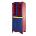 Nilkamal Freedom Big 2 (FB2) Plastic Cabinet for Storage|3-Years Warranty|Space & Clothes Organizer|Crockery Shelves|Cupboard|Wardrobe|Living Room| Adult & Kids|Multipurpose for Home Kitchen & Office
