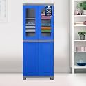 Nilkamal Freedom Big 2 (FB2) Plastic Cabinet for Storage|3-Years Warranty|Space &amp; Clothes Organizer|Crockery Shelves|Cupboard|Wardrobe|Living Room|Adult &amp; Kids| Multipurpose for Home Kitchen &amp; Office