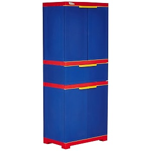 nilkamal freedom with 1 drawer plastic cabinet for storage space amp clothes organizer shelves cupboard almari wardrobe living room adult amp kids multipurpose for home kitchen amp office