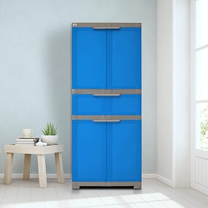 nilkamal freedom with 1 drawer plastic cabinet for storage space amp clothes organizer shelves cupboard almari wardrobe living room adult amp kids multipurpose for home kitchen amp office