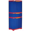 Nilkamal Freedom with 1 Drawer Plastic Cabinet for Storage| Space &amp; Clothes Organizer| Shelves| Cupboard| Almari| Wardrobe| Living Room| Adult &amp; Kids| Multipurpose for Home Kitchen &amp; Office