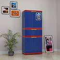 Nilkamal Freedom Plastic Cabinet with Drawer Storage |3-Year Warranty | Clothes Organizer Cupboard with Shelves & Utility Drawer | Wardrobe Almirah for Home, Kitchen & Office Use | for Adults & Kids