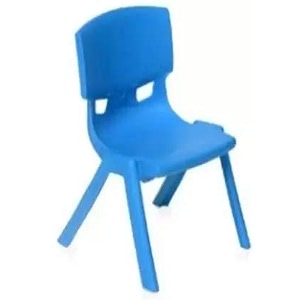 nilkamal intra strong and durable plastic school study chair for kids blue medium set og 1